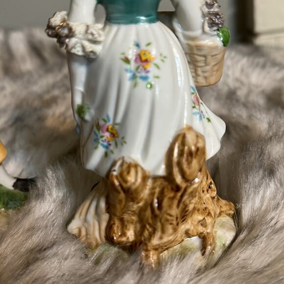 Vintage Kato Kogei Japanese Porcelain Figurines Man and Woman - Picture 13 of 16